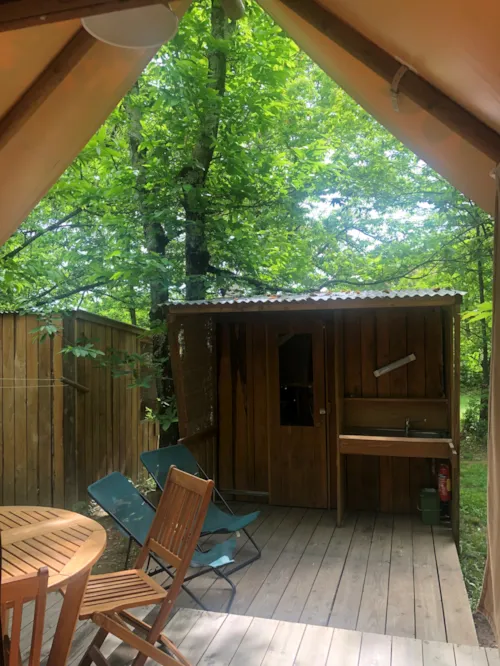 Huuraccommodatie(s) - Cabane - image n°3 - Camping La Châtaigneraie