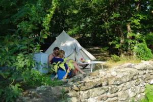 Emplacement - Locatie Natuur - Camping La Châtaigneraie