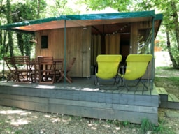 Huuraccommodatie(s) - Cabane Kiwi - Camping La Châtaigneraie