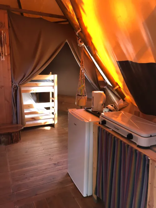 Huuraccommodatie(s) - Tipi - image n°2 - Camping La Châtaigneraie