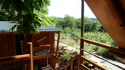 Mietunterkunft - Hütte Auf Stelzen - image n°4 - Camping La Châtaigneraie