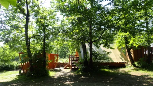 Mietunterkunft - Hütte Auf Stelzen - image n°5 - Camping La Châtaigneraie