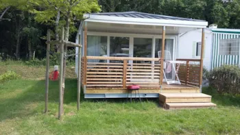 Mietunterkunft - Cottage Méditerannée + Terrasse - Camping Le Diben