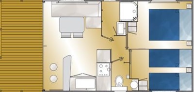 Cottage Méditerannée - 26m²- 2 bedrooms + terrasse — 2