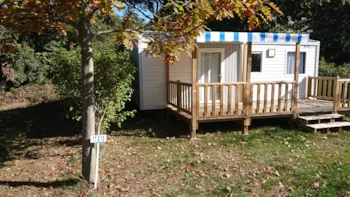 Mietunterkunft - Cottage Hoedic +Halbüberdachte Terrasse - Camping Le Diben