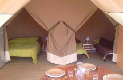 Canvas bungalow - 30m² - 2 bedrooms without toilet block + terrace — 3