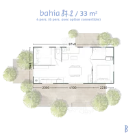 Cottage Gavrinis - 30M² - 2 Chambres +Terrasse Semi Couverte