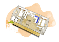 Cottage Berder  - 30m² - 2 bedrooms +Half-covered terrace — 2