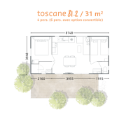 Cottage Berder  - 30m² - 2 bedrooms +Half-covered terrace — 3
