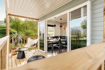 Mietunterkunft - Mobile Home - Premium - 2 Bedrooms *** New 2025 *** Côté Champ - Wifi -Barbecue - Camping La Grande Vallée