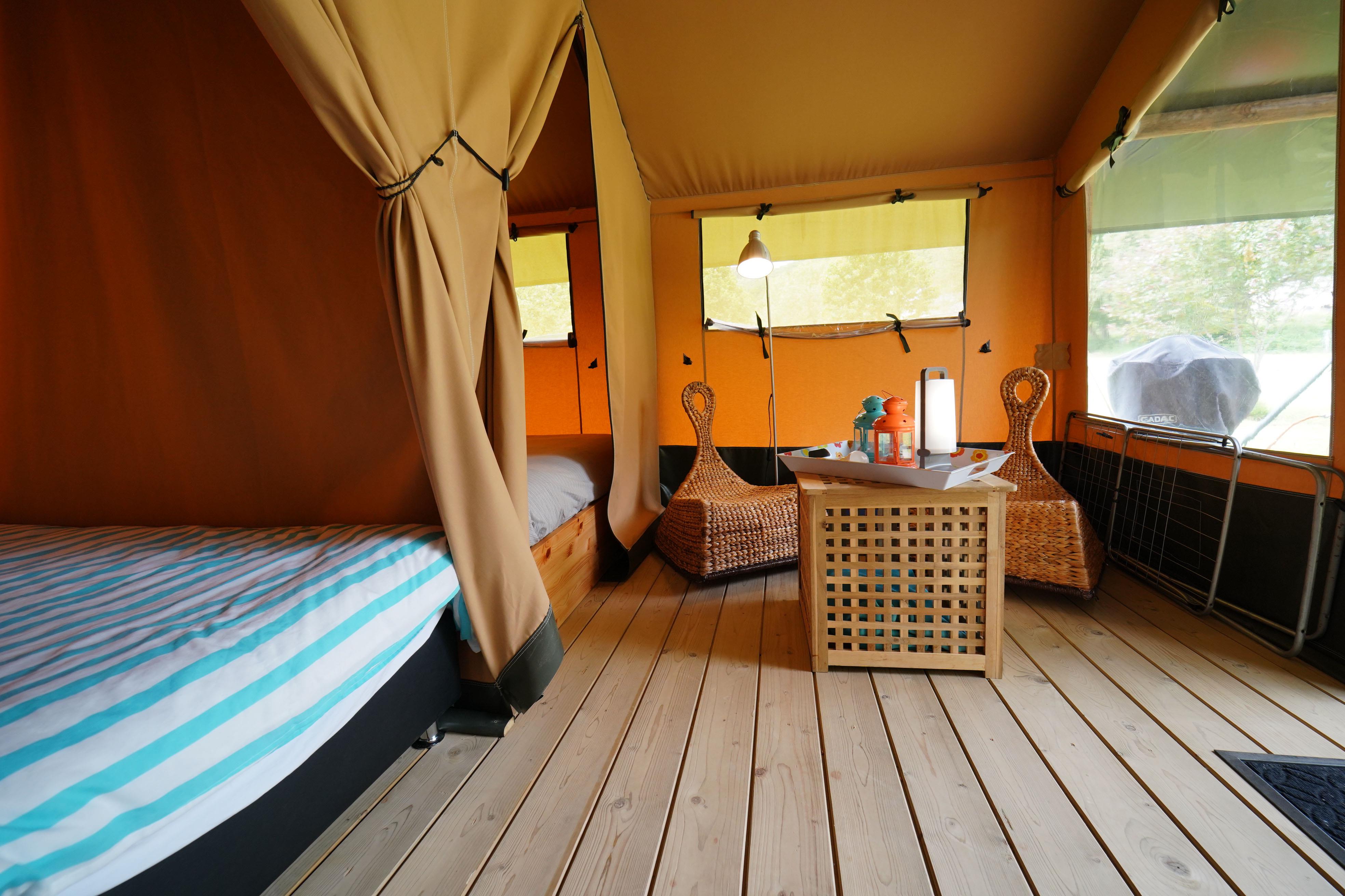 Accommodation - Safari Tent ( Without Toilet Blocks) - Camping Berkel