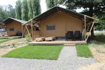 Mietunterkunft - Komfort Lodge Zelte L - Comfort Camping Tenuta Squaneto