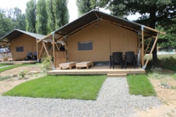 Huuraccommodatie(s) - Comfort Lodge Tent L - Comfort Camping Tenuta Squaneto