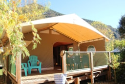 Accommodation - Furnished Tent Canada 20M² With Private Facilities (2 Bedrooms)** - YELLOH! VILLAGE - LE PRE LOMBARD