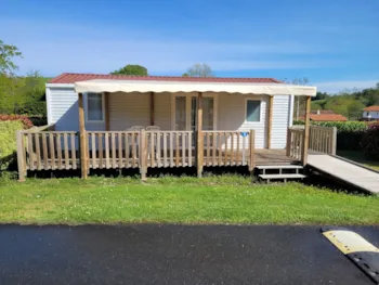 Mietunterkunft - Mobil Home Pmr Prioritairement Réservés Pour Les Personnes En Situation De Handicap. - CAMPING MENDI AZPIAN