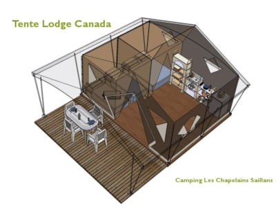 Canada Safari Tent | 2 bedrooms