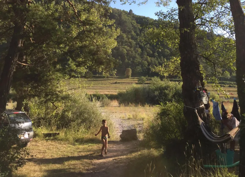 Emplacement Tente Dans La Ramière (1 Véhicule <2M+ 1 Tente Ou 1 Caravane Pliante Toile)