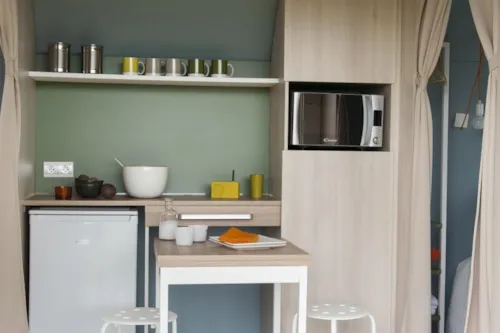 Mietunterkunft - Coco Sweet + Klimaanlage | 2 Zimmer - image n°4 - Camping Les Chapelains