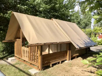 Mietunterkunft - Mini Lodgezelt | 1 Zimmer - Camping Les Chapelains