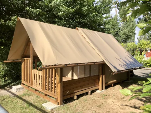 Mietunterkunft - Mini Lodgezelt | 1 Zimmer - image n°1 - Camping Les Chapelains