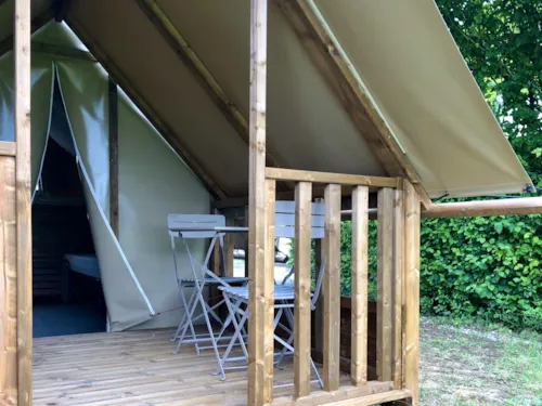 Mietunterkunft - Mini Lodgezelt | 1 Zimmer - image n°5 - Camping Les Chapelains