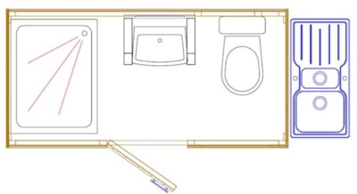 Premium camping pitch 80m² with private sanitary (1 vehicle + 1 tent or 1 caravan)