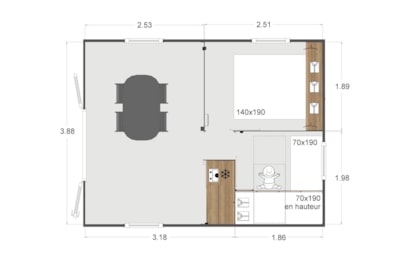 Chalet Petit'home | 2 bedrooms
