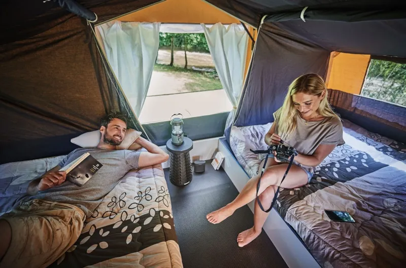 Caravane Pliante Toile La Française | 2 Chambres