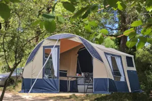 Locatif - Trailer Tent La Francaise | 2 bedrooms - Camping Les Chapelains