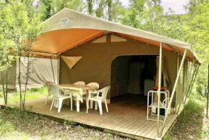 Locatif - Canada Safari Tent | 2 bedrooms - Camping Les Chapelains
