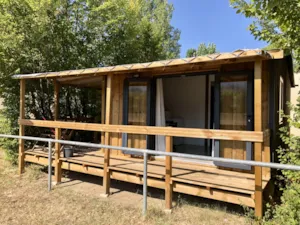 Locatif - Chalet Petit'home | 2 bedrooms - Camping Les Chapelains