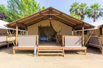 Mietunterkunft - Zelt Safari - 34M² - Ohne Sanitäranlagen - Capfun - Camping La Tordera