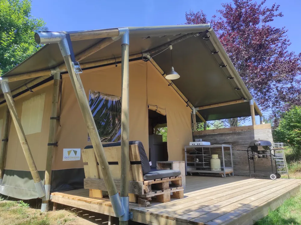 Mietunterkunft - Tente Safari Greenlodge - Camping Domaine La Chabanne