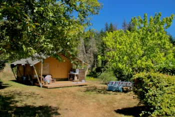 Location - Gs2 Tente Safari Greenlodge Sans Sanitaire - Camping Domaine La Chabanne