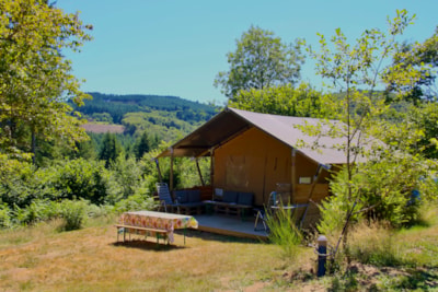 GS1 Tente safari Greenlodge without sanitair