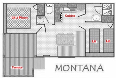 Mobile-home MONTANA - 2 bedrooms