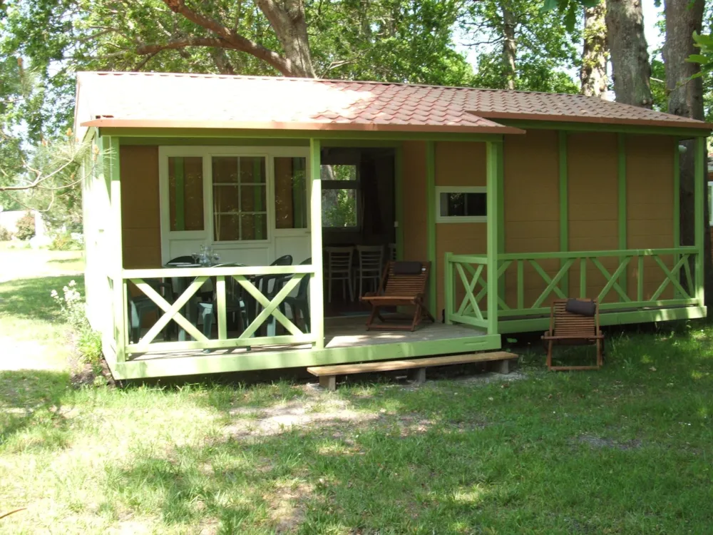 Huuraccommodatie(s) - Chalet Grand Large 'Est' - 3 Slaapkamers - Camping Ushuaïa Villages La Chesnays