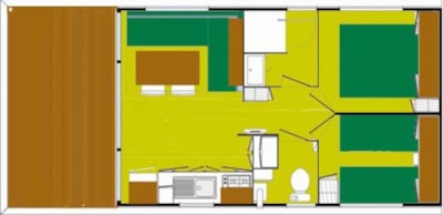 Mobile-home  OPHEA - 2 bedrooms