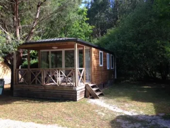 Mietunterkunft - Mobilheim Ophea - 2 Zimmer - Camping Ushuaïa Villages La Chesnays