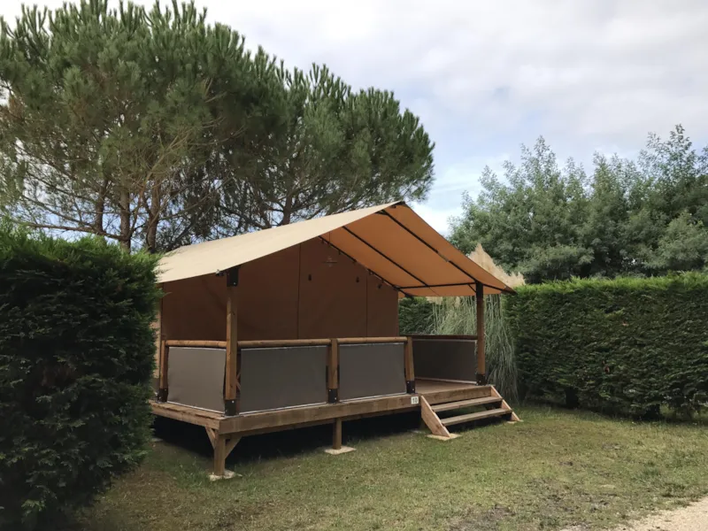 Lodge Victoria Avec Utilisation Des Sanitaires Et Éviers Du Camping