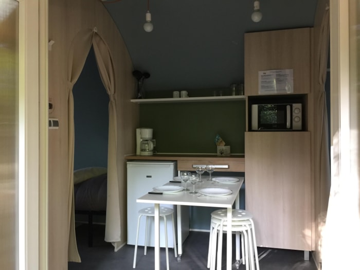 Bungalow Toilé Coco Sweet Avec Utilisation Des Sanitaires Et Éviers Du Camping - 2 Chambres