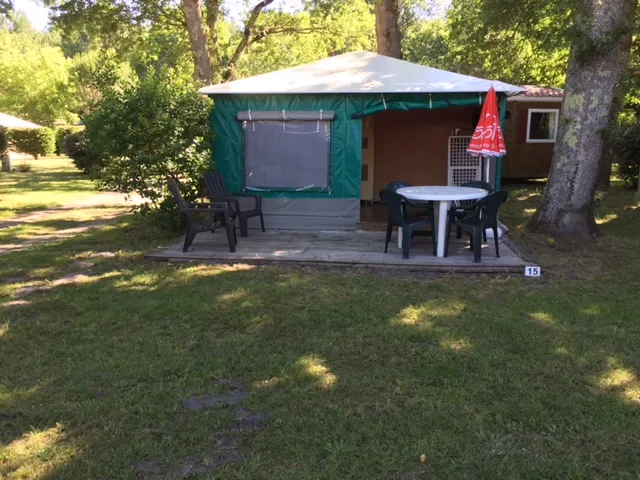Huuraccommodatie(s) - Bungalow Toilé Caraïbes - Camping Ushuaïa Villages La Chesnays