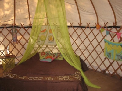 Romantic Mongolian yurt - without toilet blocks