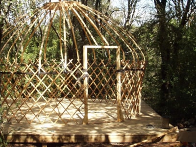 Romantic Mongolian yurt - without toilet blocks