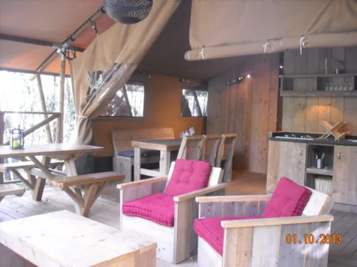 Mietunterkunft - Safari Lodge Alya (Mit Sanitäranlagen, Max. 6 Erwachsene) - image n°5 - Camping Mille Etoiles