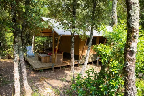 Mietunterkunft - Safari Lodge Alya (Mit Sanitäranlagen, Max. 6 Erwachsene) - image n°3 - Camping Mille Etoiles