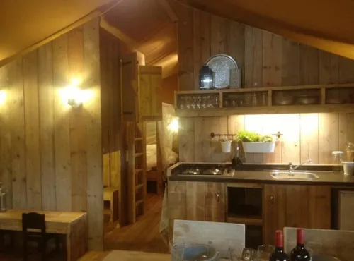 Mietunterkunft - Safari Lodge Alya (Mit Sanitäranlagen, Max. 6 Erwachsene) - image n°2 - Camping Mille Etoiles