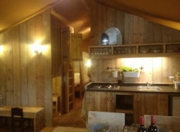 Accommodation - Safari Lodge  Alya (Avec Sanitaire , Maxi 3 Adultes ) - Camping Mille Etoiles