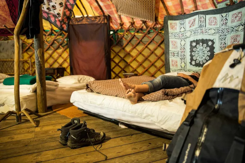 Yourte Gîte D'étape Randonneur - Sanitaire Collectif