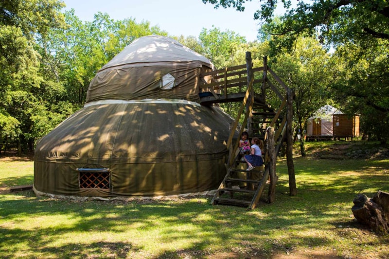 Wanderer-Zwischenstation Jurte – Gemeinschaftssanitäranlagen